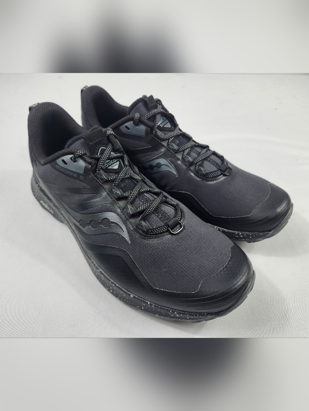 Saucony Mens 10M Form Fit Trail Running Shoes - Black Textile Upper